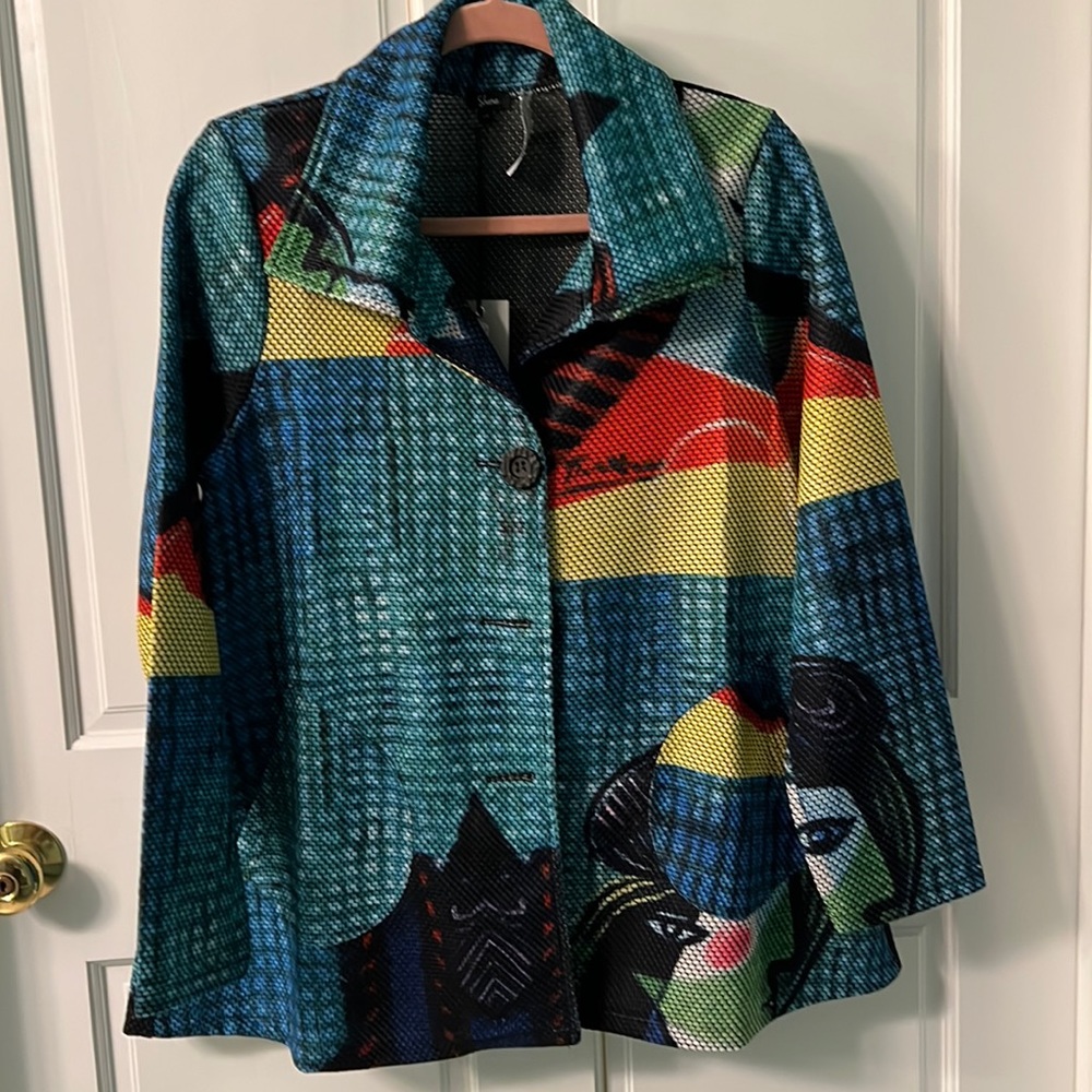 Shana NWT multicolored women’s top size L